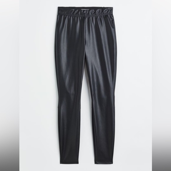 H&M Faux Leather Leggings - Picture 2 of 10